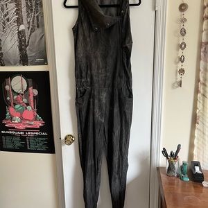 Stone washed jumpsuit